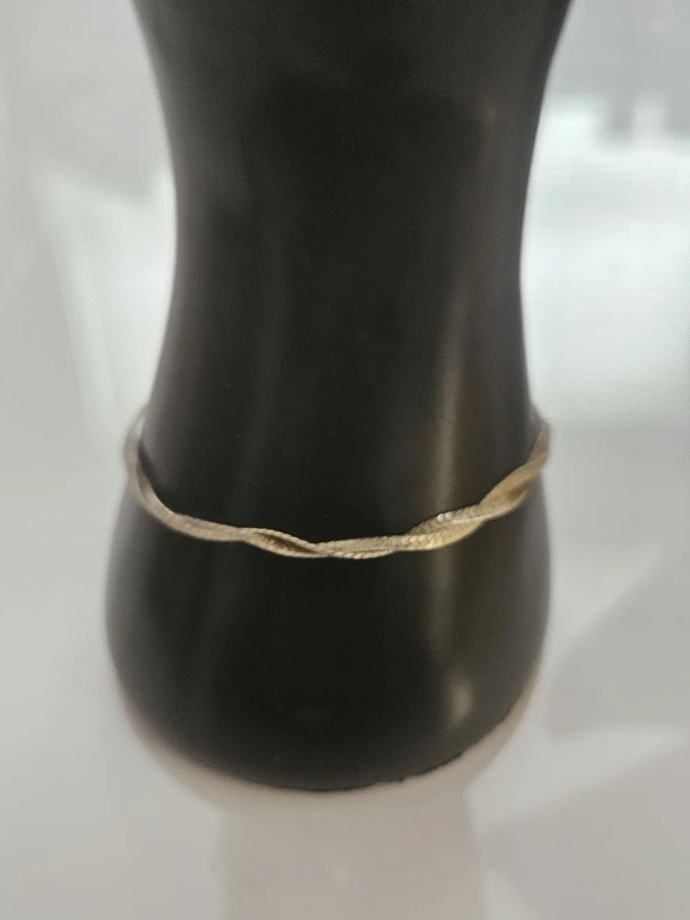 Multi-Strand Braided Herringbone Chain Bracelet Sterling Silver